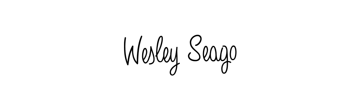 Design your own signature with our free online signature maker. With this signature software, you can create a handwritten (Angelique-Rose-font-FFP) signature for name Wesley Seago. Wesley Seago signature style 5 images and pictures png