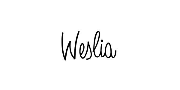 if you are searching for the best signature style for your name Weslia. so please give up your signature search. here we have designed multiple signature styles  using Angelique-Rose-font-FFP. Weslia signature style 5 images and pictures png