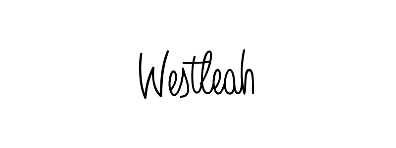 The best way (Angelique-Rose-font-FFP) to make a short signature is to pick only two or three words in your name. The name Westleah include a total of six letters. For converting this name. Westleah signature style 5 images and pictures png