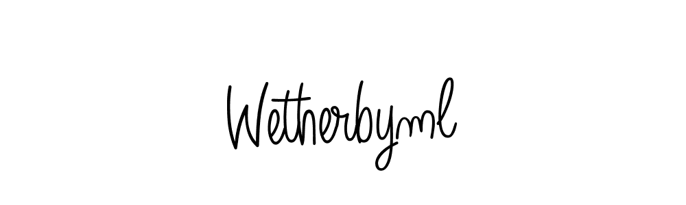 It looks lik you need a new signature style for name Wetherbyml. Design unique handwritten (Angelique-Rose-font-FFP) signature with our free signature maker in just a few clicks. Wetherbyml signature style 5 images and pictures png