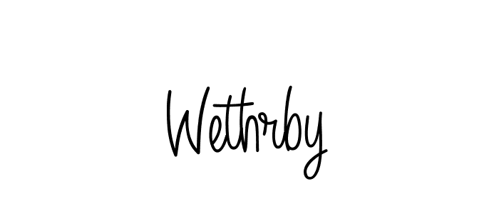 You can use this online signature creator to create a handwritten signature for the name Wethrby. This is the best online autograph maker. Wethrby signature style 5 images and pictures png