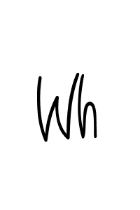 Also You can easily find your signature by using the search form. We will create Wh name handwritten signature images for you free of cost using Angelique-Rose-font-FFP sign style. Wh signature style 5 images and pictures png