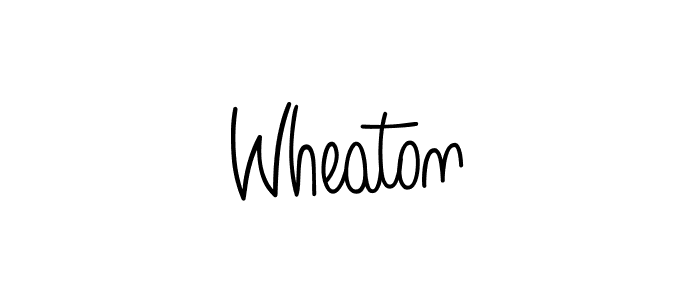 Create a beautiful signature design for name Wheaton. With this signature (Angelique-Rose-font-FFP) fonts, you can make a handwritten signature for free. Wheaton signature style 5 images and pictures png