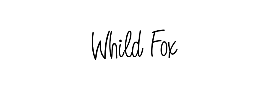 How to make Whild Fox name signature. Use Angelique-Rose-font-FFP style for creating short signs online. This is the latest handwritten sign. Whild Fox signature style 5 images and pictures png