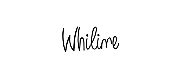Also we have Whiline name is the best signature style. Create professional handwritten signature collection using Angelique-Rose-font-FFP autograph style. Whiline signature style 5 images and pictures png