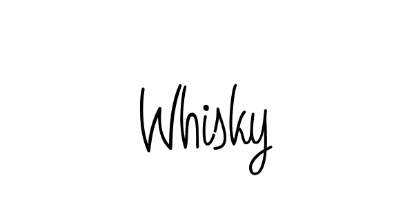 Use a signature maker to create a handwritten signature online. With this signature software, you can design (Angelique-Rose-font-FFP) your own signature for name Whisky. Whisky signature style 5 images and pictures png