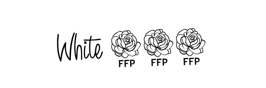 You should practise on your own different ways (Angelique-Rose-font-FFP) to write your name (White 444) in signature. don't let someone else do it for you. White 444 signature style 5 images and pictures png