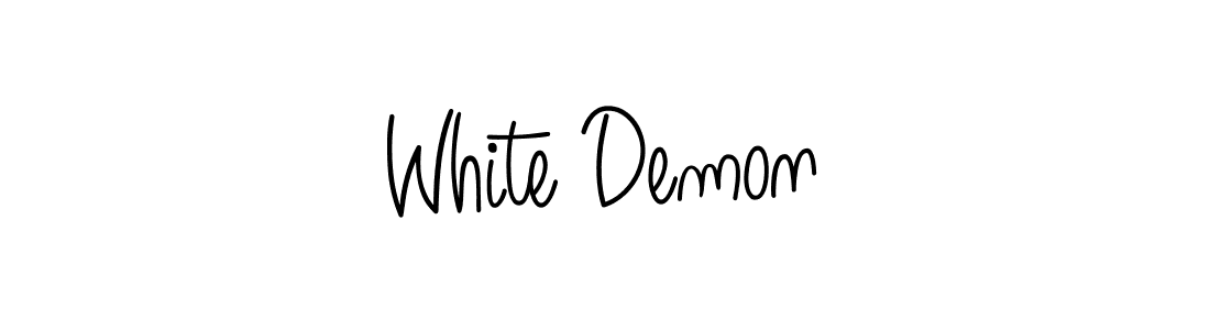 Best and Professional Signature Style for White Demon. Angelique-Rose-font-FFP Best Signature Style Collection. White Demon signature style 5 images and pictures png