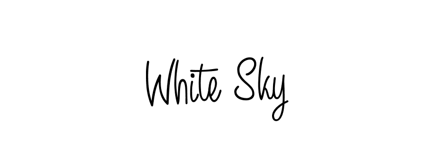 How to Draw White Sky signature style? Angelique-Rose-font-FFP is a latest design signature styles for name White Sky. White Sky signature style 5 images and pictures png