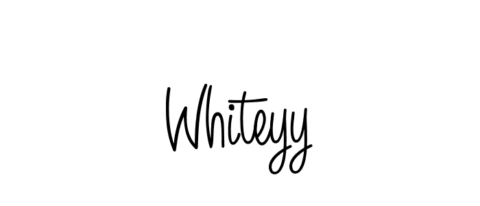 How to Draw Whiteyy signature style? Angelique-Rose-font-FFP is a latest design signature styles for name Whiteyy. Whiteyy signature style 5 images and pictures png