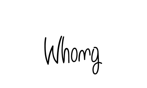 Make a short Whong signature style. Manage your documents anywhere anytime using Angelique-Rose-font-FFP. Create and add eSignatures, submit forms, share and send files easily. Whong signature style 5 images and pictures png