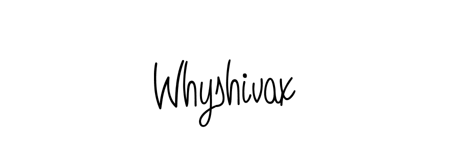 How to make Whyshivax signature? Angelique-Rose-font-FFP is a professional autograph style. Create handwritten signature for Whyshivax name. Whyshivax signature style 5 images and pictures png