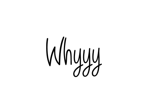 How to Draw Whyyy signature style? Angelique-Rose-font-FFP is a latest design signature styles for name Whyyy. Whyyy signature style 5 images and pictures png