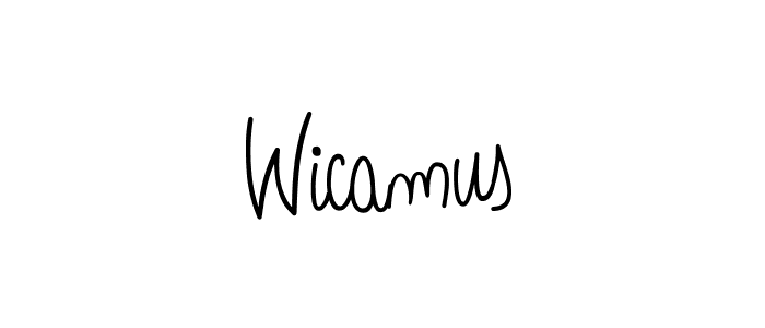 Here are the top 10 professional signature styles for the name Wicamus. These are the best autograph styles you can use for your name. Wicamus signature style 5 images and pictures png