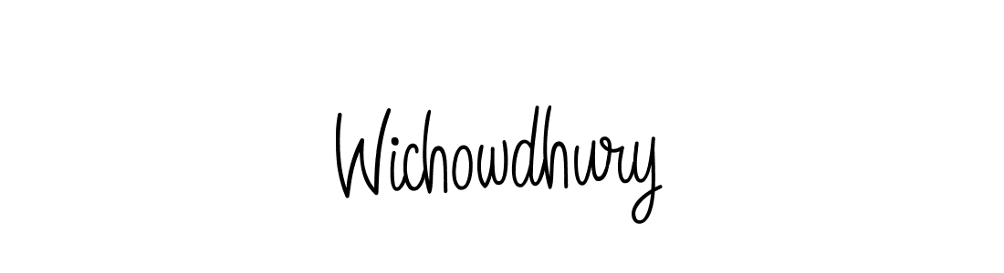 How to make Wichowdhury signature? Angelique-Rose-font-FFP is a professional autograph style. Create handwritten signature for Wichowdhury name. Wichowdhury signature style 5 images and pictures png