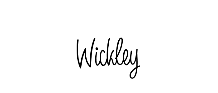 How to make Wickley signature? Angelique-Rose-font-FFP is a professional autograph style. Create handwritten signature for Wickley name. Wickley signature style 5 images and pictures png