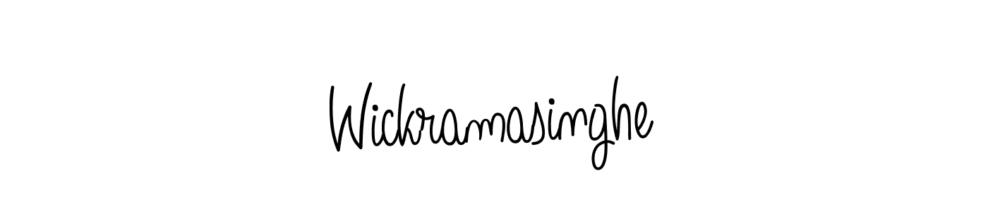 How to Draw Wickramasinghe signature style? Angelique-Rose-font-FFP is a latest design signature styles for name Wickramasinghe. Wickramasinghe signature style 5 images and pictures png