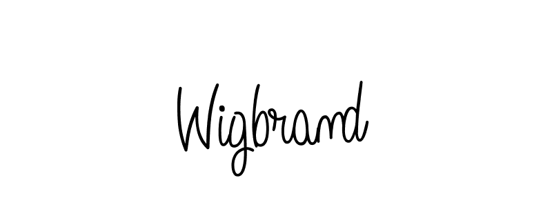 How to Draw Wigbrand signature style? Angelique-Rose-font-FFP is a latest design signature styles for name Wigbrand. Wigbrand signature style 5 images and pictures png