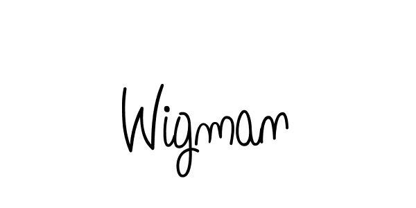 Best and Professional Signature Style for Wigman. Angelique-Rose-font-FFP Best Signature Style Collection. Wigman signature style 5 images and pictures png