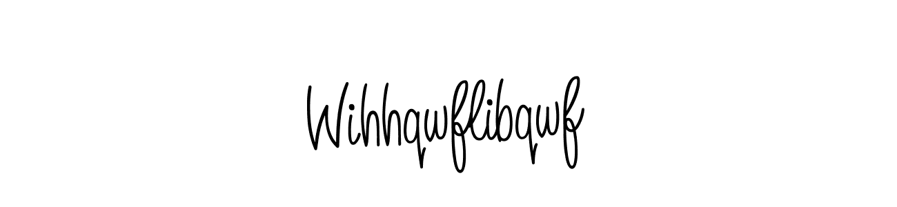 Create a beautiful signature design for name Wihhqwflibqwf. With this signature (Angelique-Rose-font-FFP) fonts, you can make a handwritten signature for free. Wihhqwflibqwf signature style 5 images and pictures png