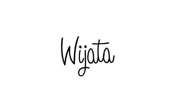 Once you've used our free online signature maker to create your best signature Angelique-Rose-font-FFP style, it's time to enjoy all of the benefits that Wijata name signing documents. Wijata signature style 5 images and pictures png