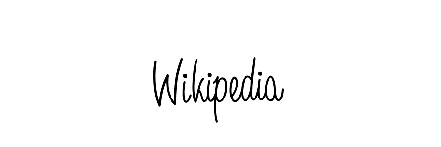 How to make Wikipedia name signature. Use Angelique-Rose-font-FFP style for creating short signs online. This is the latest handwritten sign. Wikipedia signature style 5 images and pictures png