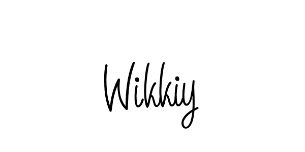 How to make Wikkiy signature? Angelique-Rose-font-FFP is a professional autograph style. Create handwritten signature for Wikkiy name. Wikkiy signature style 5 images and pictures png