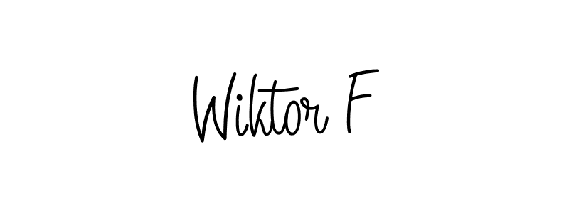 It looks lik you need a new signature style for name Wiktor F. Design unique handwritten (Angelique-Rose-font-FFP) signature with our free signature maker in just a few clicks. Wiktor F signature style 5 images and pictures png