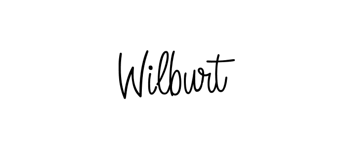 How to Draw Wilburt signature style? Angelique-Rose-font-FFP is a latest design signature styles for name Wilburt. Wilburt signature style 5 images and pictures png
