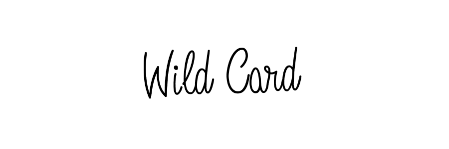 How to Draw Wild Card signature style? Angelique-Rose-font-FFP is a latest design signature styles for name Wild Card. Wild Card signature style 5 images and pictures png