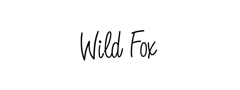 The best way (Angelique-Rose-font-FFP) to make a short signature is to pick only two or three words in your name. The name Wild Fox include a total of six letters. For converting this name. Wild Fox signature style 5 images and pictures png