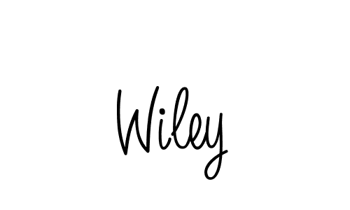 How to make Wiley signature? Angelique-Rose-font-FFP is a professional autograph style. Create handwritten signature for Wiley name. Wiley signature style 5 images and pictures png