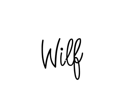 How to Draw Wilf signature style? Angelique-Rose-font-FFP is a latest design signature styles for name Wilf. Wilf signature style 5 images and pictures png