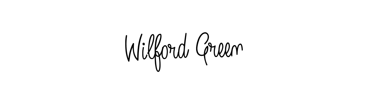 Make a beautiful signature design for name Wilford Green. With this signature (Angelique-Rose-font-FFP) style, you can create a handwritten signature for free. Wilford Green signature style 5 images and pictures png