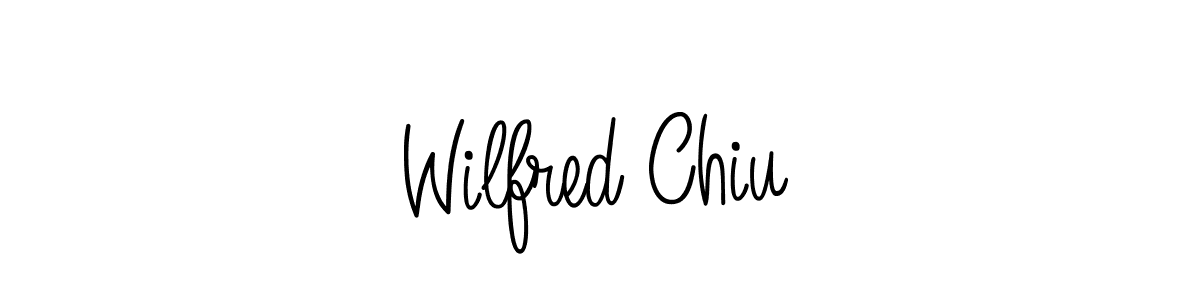 Also we have Wilfred Chiu name is the best signature style. Create professional handwritten signature collection using Angelique-Rose-font-FFP autograph style. Wilfred Chiu signature style 5 images and pictures png