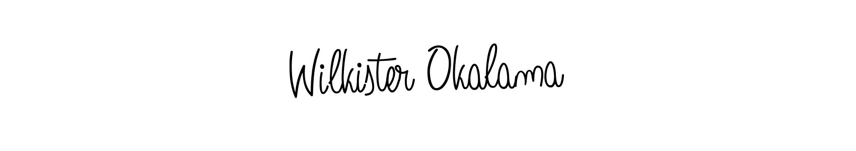 Similarly Angelique-Rose-font-FFP is the best handwritten signature design. Signature creator online .You can use it as an online autograph creator for name Wilkister Okalama. Wilkister Okalama signature style 5 images and pictures png