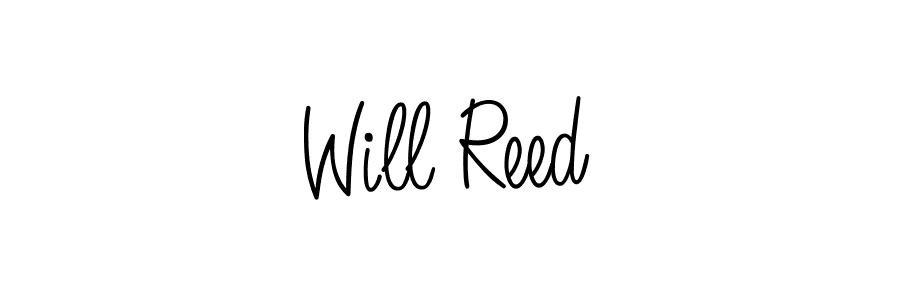 Make a beautiful signature design for name Will Reed. With this signature (Angelique-Rose-font-FFP) style, you can create a handwritten signature for free. Will Reed signature style 5 images and pictures png