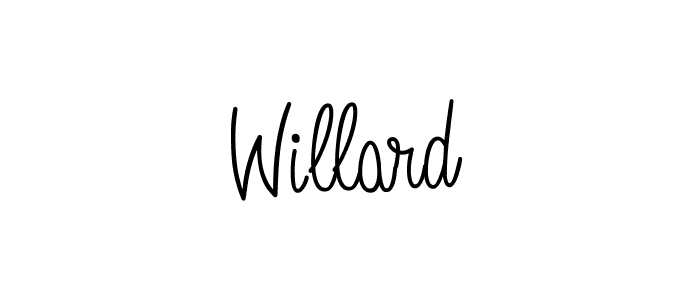 Design your own signature with our free online signature maker. With this signature software, you can create a handwritten (Angelique-Rose-font-FFP) signature for name Willard. Willard signature style 5 images and pictures png