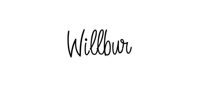 Make a beautiful signature design for name Willbur. With this signature (Angelique-Rose-font-FFP) style, you can create a handwritten signature for free. Willbur signature style 5 images and pictures png