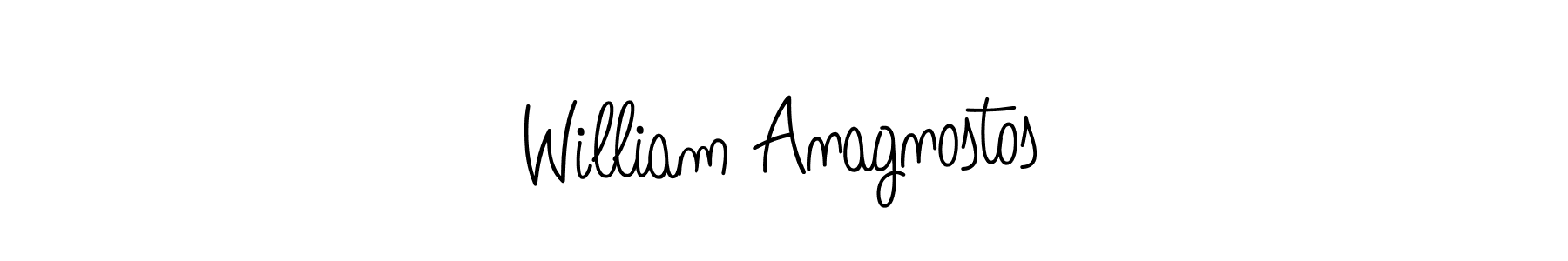 Here are the top 10 professional signature styles for the name William Anagnostos. These are the best autograph styles you can use for your name. William Anagnostos signature style 5 images and pictures png