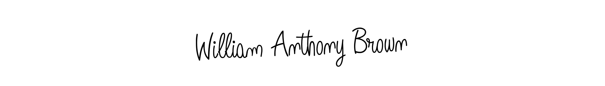 How to Draw William Anthony Brown signature style? Angelique-Rose-font-FFP is a latest design signature styles for name William Anthony Brown. William Anthony Brown signature style 5 images and pictures png