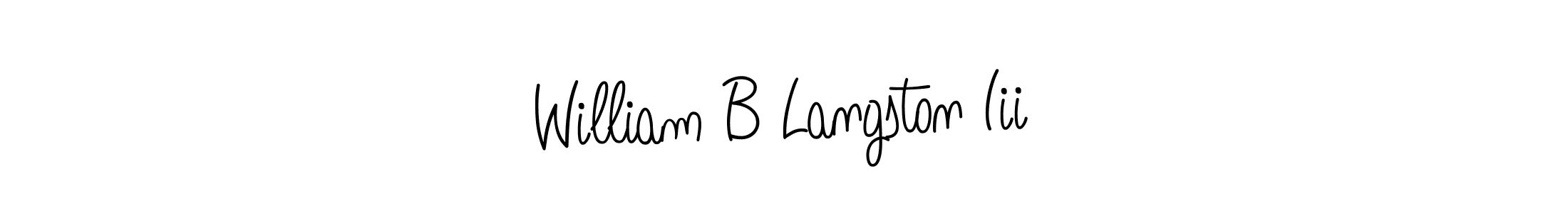 Check out images of Autograph of William B Langston Iii name. Actor William B Langston Iii Signature Style. Angelique-Rose-font-FFP is a professional sign style online. William B Langston Iii signature style 5 images and pictures png