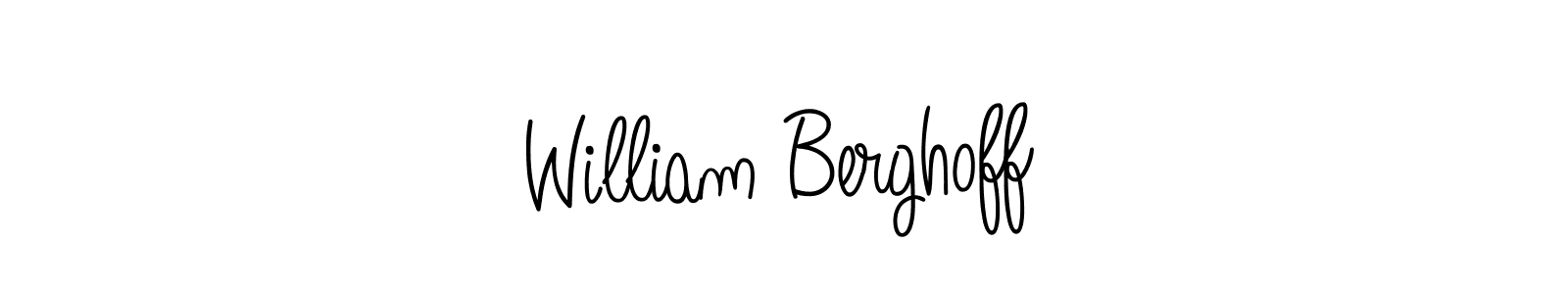 Make a short William Berghoff signature style. Manage your documents anywhere anytime using Angelique-Rose-font-FFP. Create and add eSignatures, submit forms, share and send files easily. William Berghoff signature style 5 images and pictures png