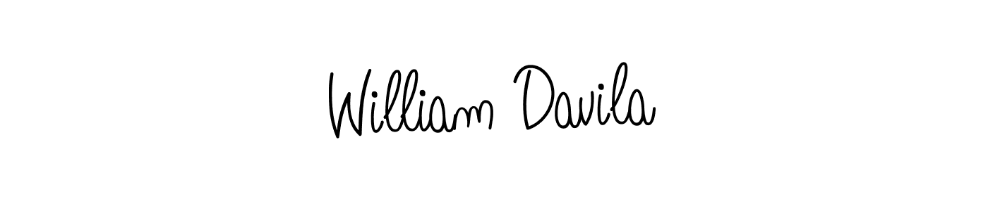 Best and Professional Signature Style for William Davila. Angelique-Rose-font-FFP Best Signature Style Collection. William Davila signature style 5 images and pictures png