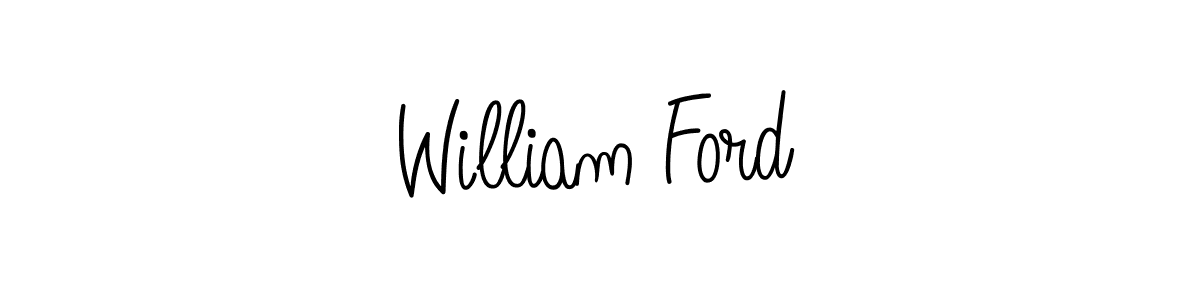 Design your own signature with our free online signature maker. With this signature software, you can create a handwritten (Angelique-Rose-font-FFP) signature for name William Ford. William Ford signature style 5 images and pictures png