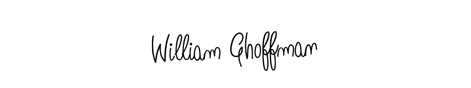Angelique-Rose-font-FFP is a professional signature style that is perfect for those who want to add a touch of class to their signature. It is also a great choice for those who want to make their signature more unique. Get William Ghoffman name to fancy signature for free. William Ghoffman signature style 5 images and pictures png