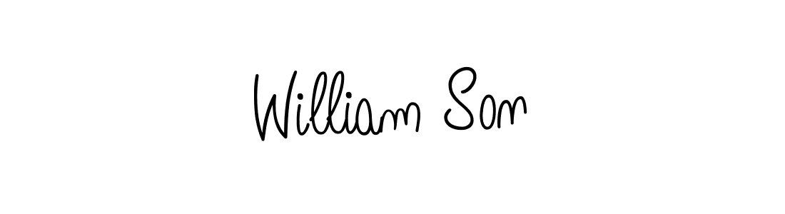 Best and Professional Signature Style for William Son. Angelique-Rose-font-FFP Best Signature Style Collection. William Son signature style 5 images and pictures png