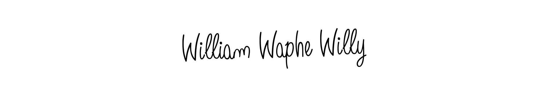 Also we have William Waphe Willy name is the best signature style. Create professional handwritten signature collection using Angelique-Rose-font-FFP autograph style. William Waphe Willy signature style 5 images and pictures png