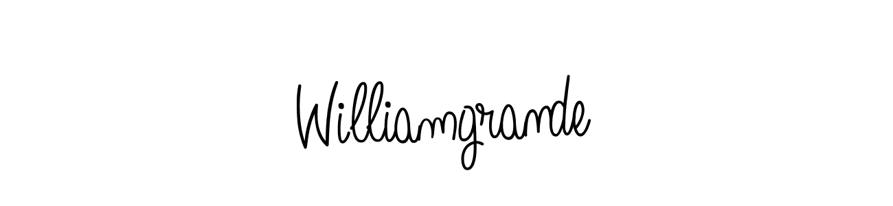 You can use this online signature creator to create a handwritten signature for the name Williamgrande. This is the best online autograph maker. Williamgrande signature style 5 images and pictures png