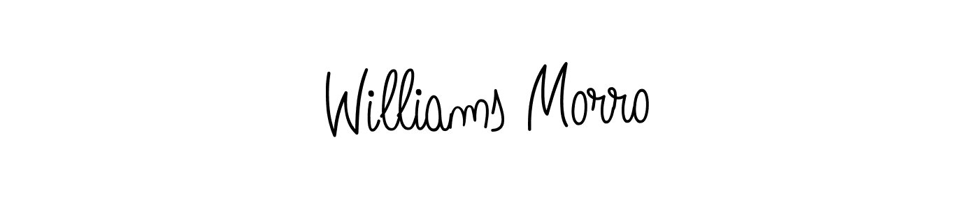 Also You can easily find your signature by using the search form. We will create Williams Morro name handwritten signature images for you free of cost using Angelique-Rose-font-FFP sign style. Williams Morro signature style 5 images and pictures png